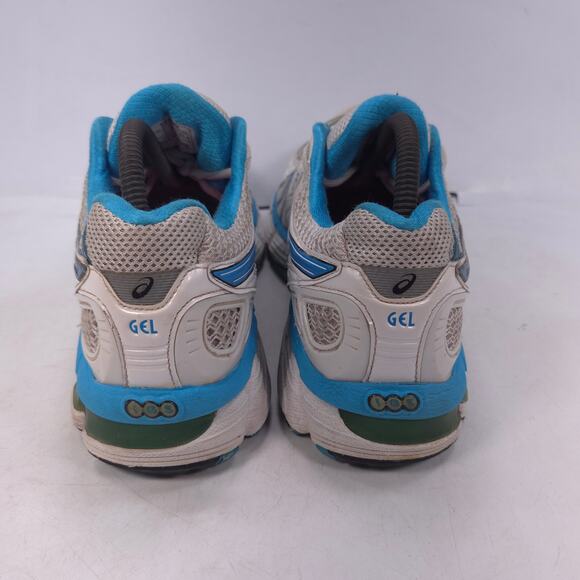 Asics Gel-Kayano 18 Athletic Lace Up Running Shoes Womens Size 9 T250N White - Picture 3 of 10